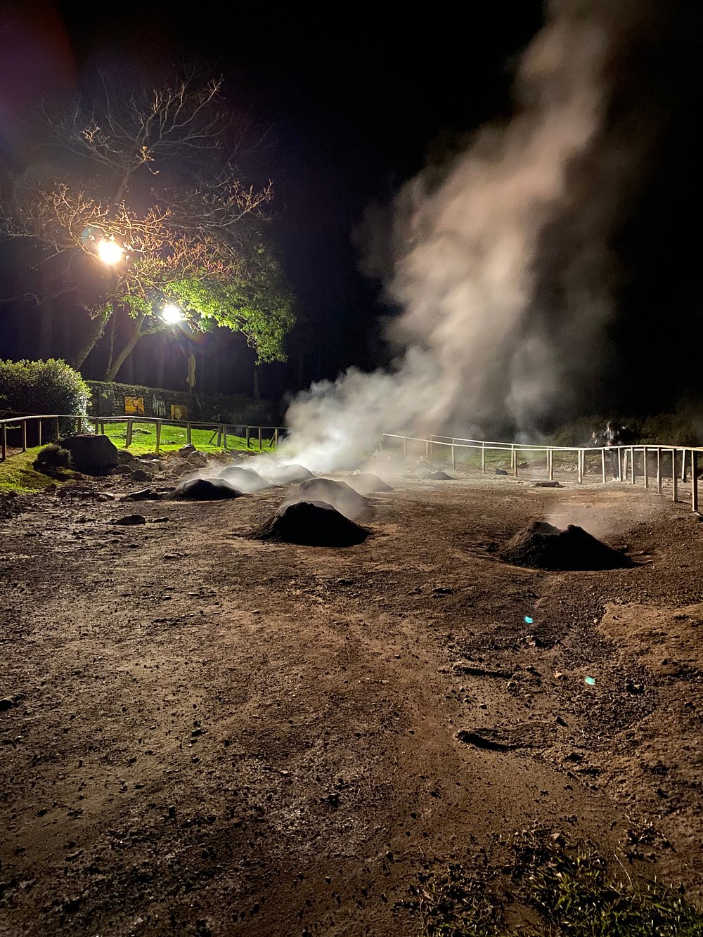 Caldeiras at Furnas Lake (where they make the Cozido das Furnas stew)