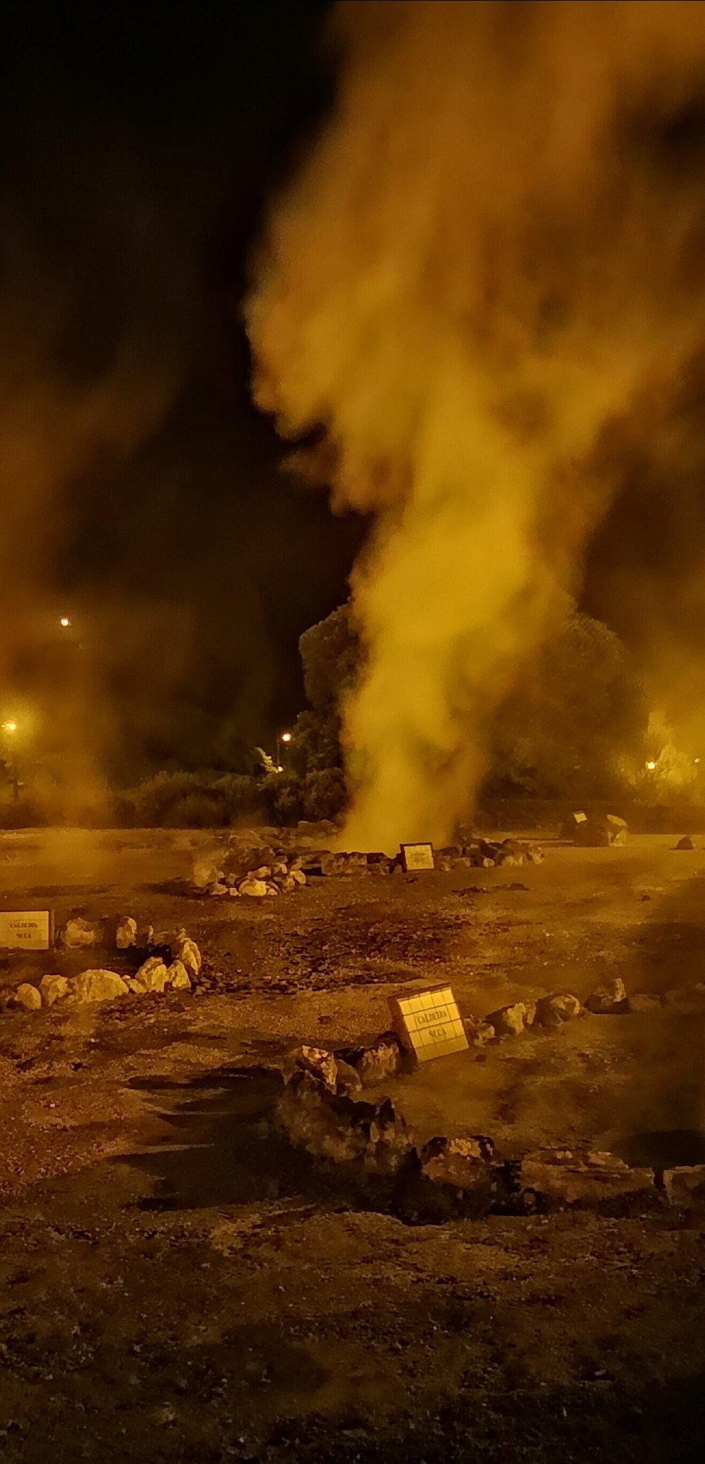 fumaroles in Furnas village