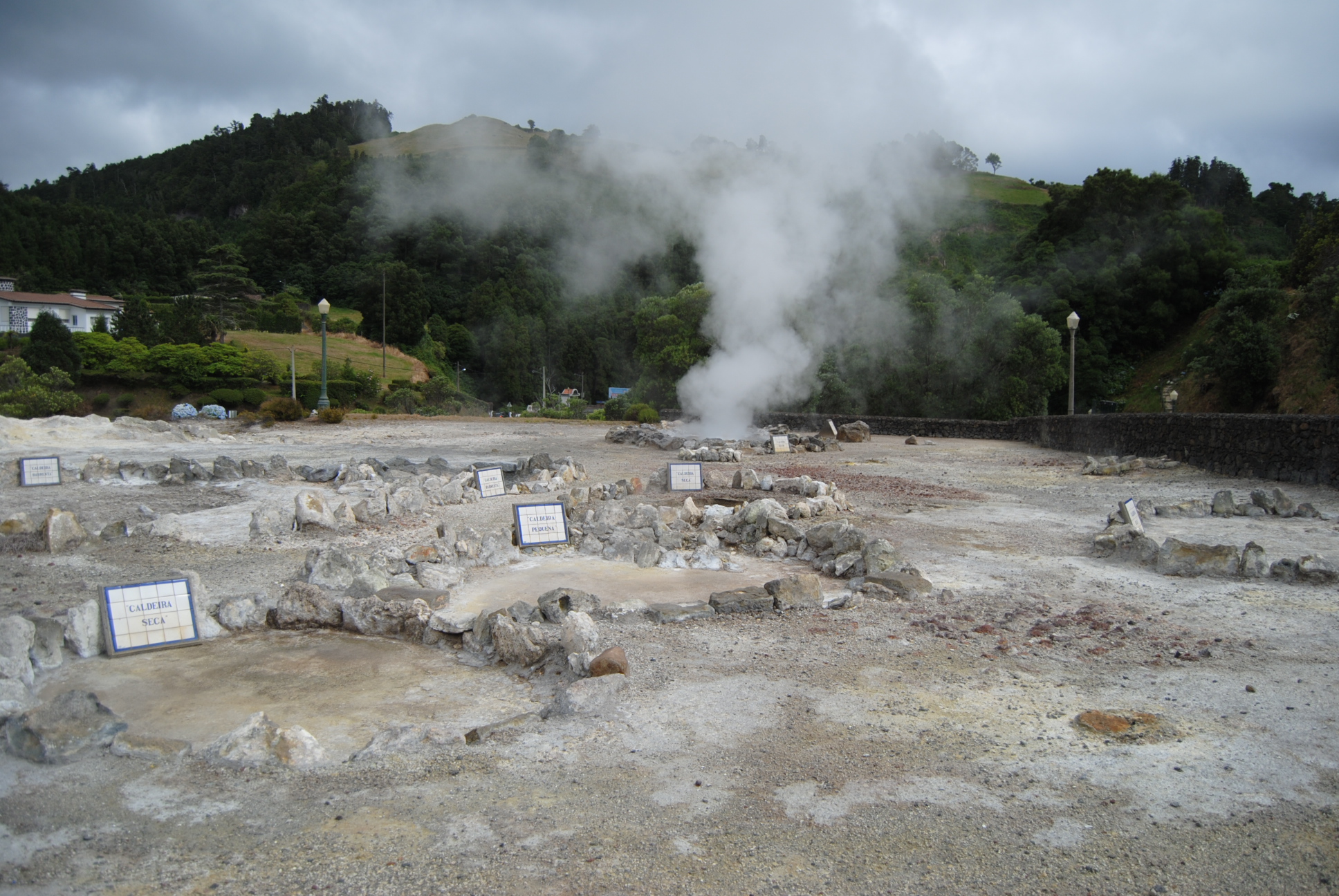 Hot Springs in Furnas village (Fumaroles)